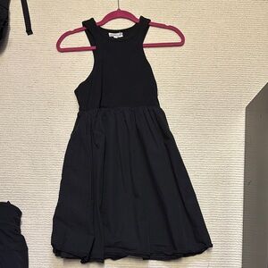 GREY LAB Black Sleeveless Dress